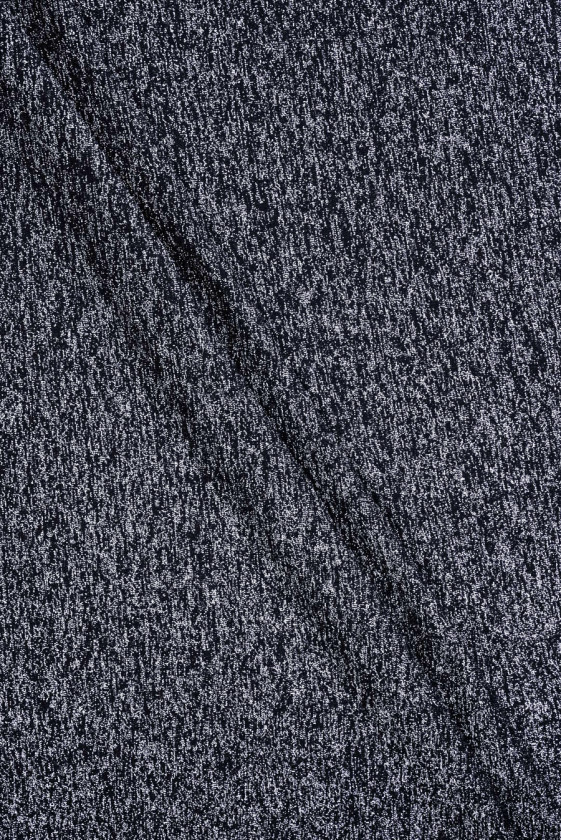 Tissu noir brillant en tricot