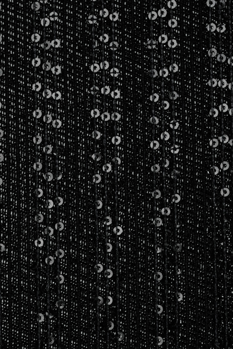 Coton noir avec sequins