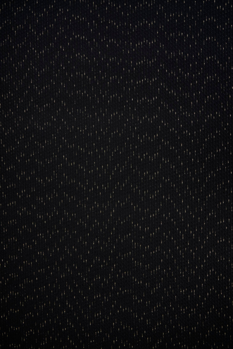 Tissu Chanel noir avec or