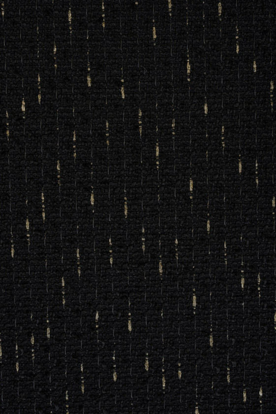 Chanel fabric black with gold