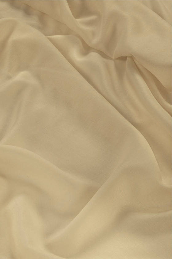 Uld med viskosetynd beige