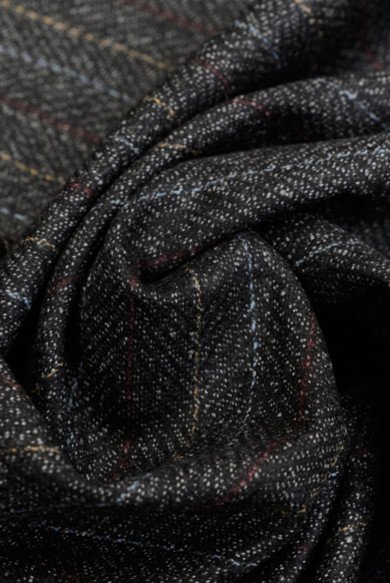 Gestreepte melangewol