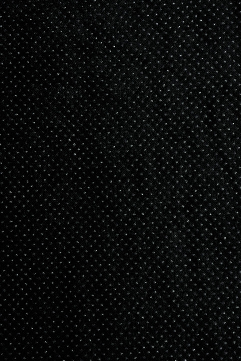 Velvet Black Shiny Dots