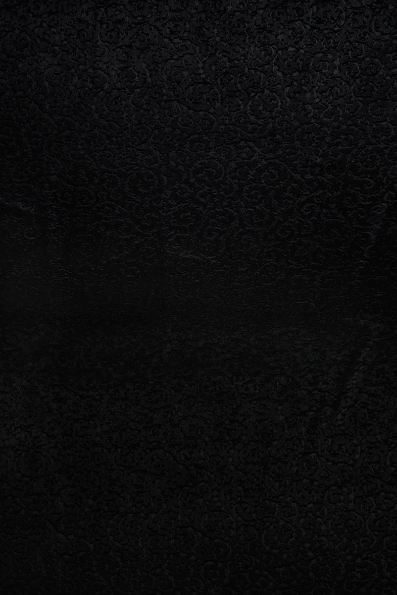 Velours noir embossé