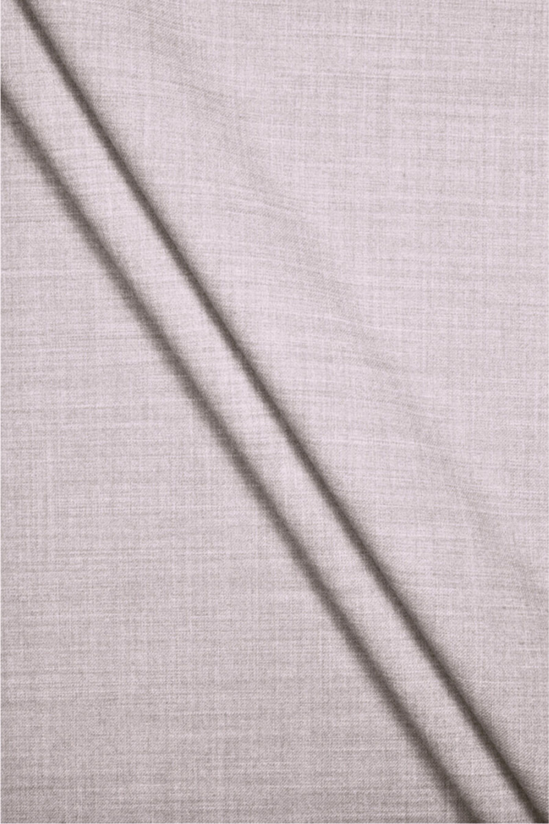 Costume wool with cotton light grey melange
