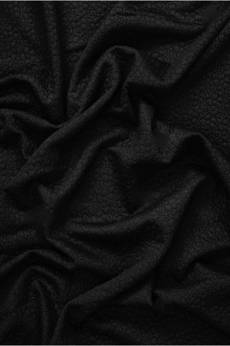 Jacquard black elastic