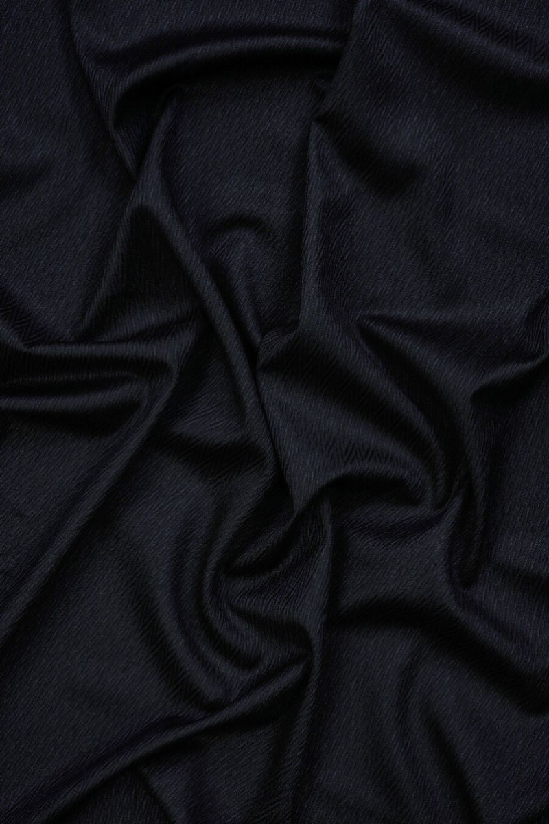 Marineblauwe wollen zigzags