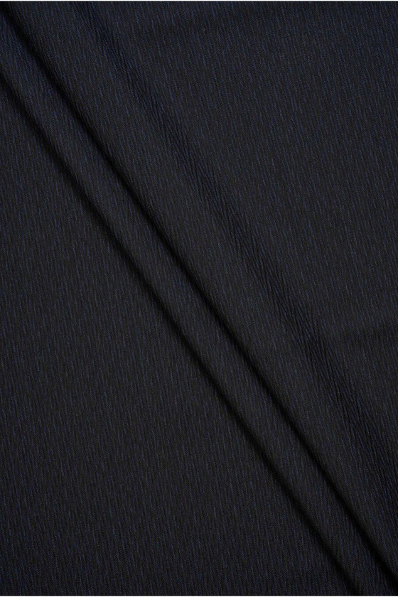 Marineblauwe wol zigzag