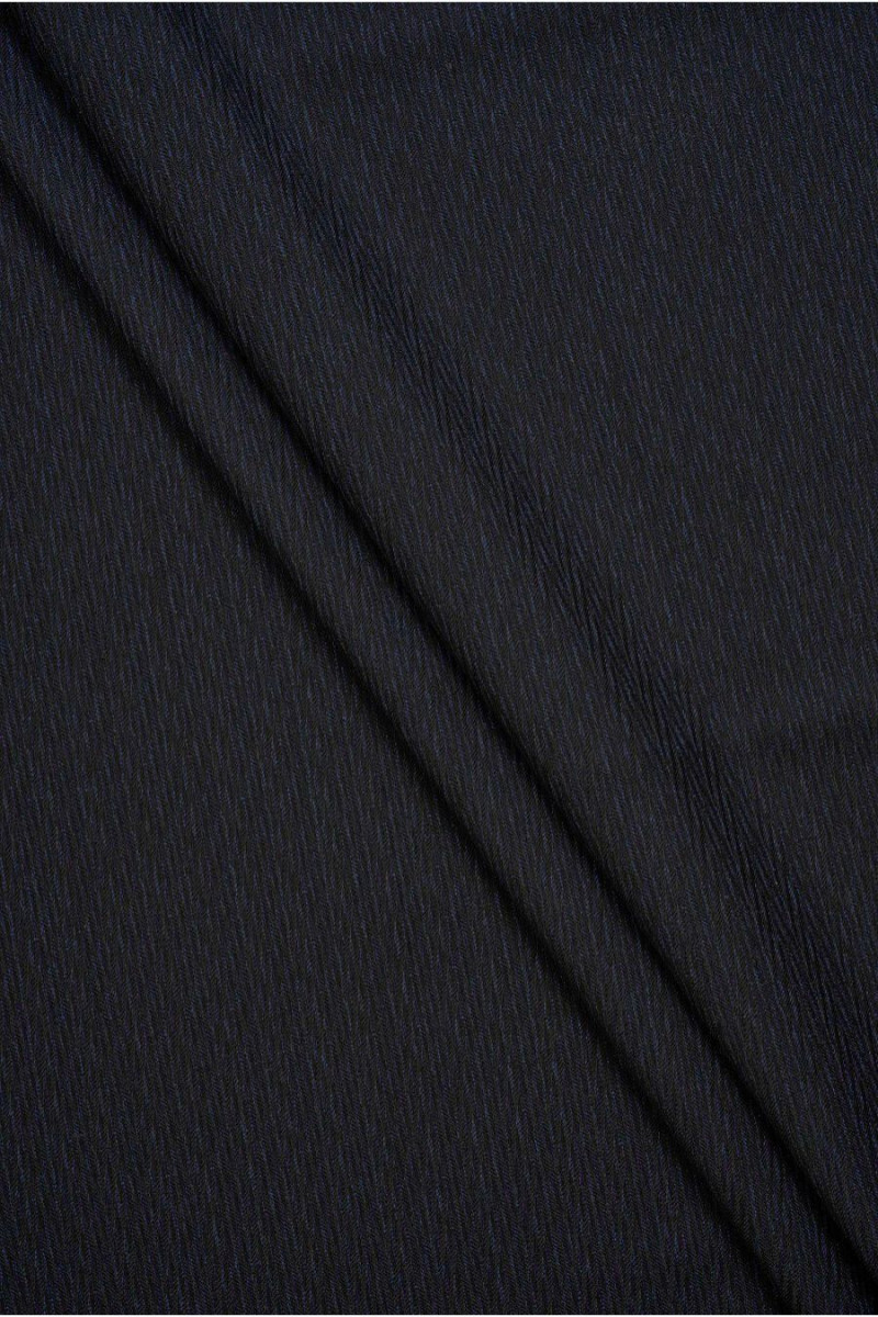 Zigzags en laine bleu marine