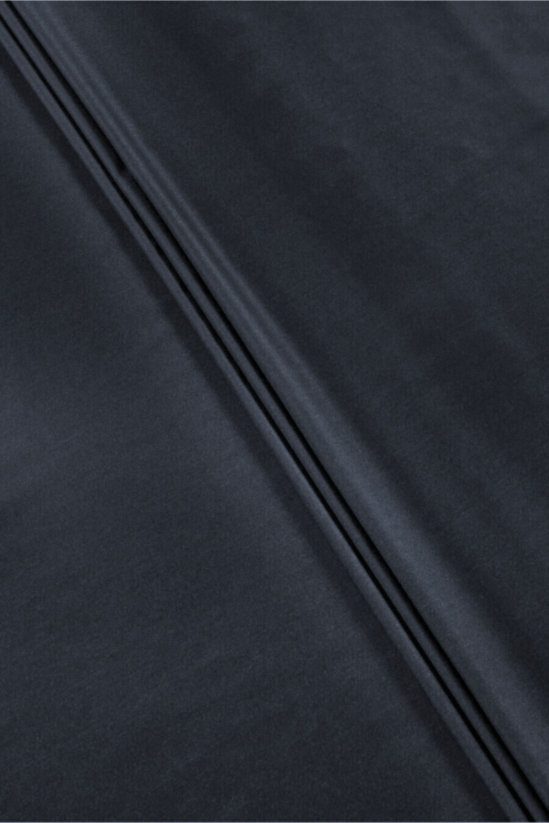 Dark navy blue melange costume wool COUPONS