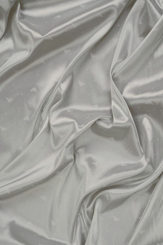 Podszewka sygnowana szara jasna