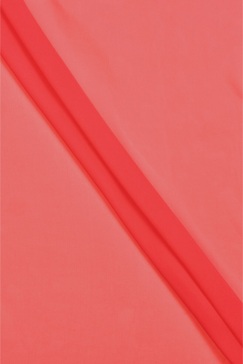 Червоний шовковий шифон