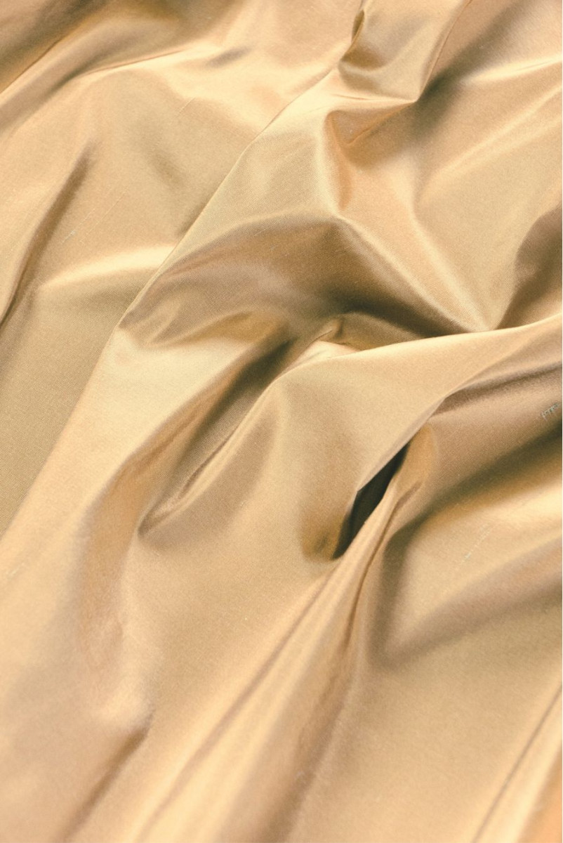 Szantung taftowy jedwabny beżowy jasny