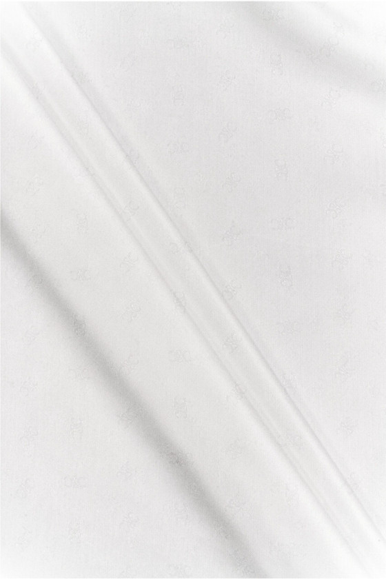 Creme-Viskose-Kleinmuster