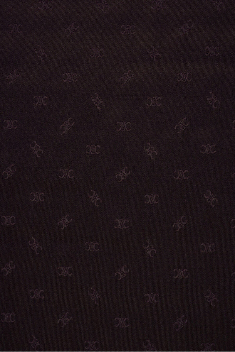 Brown viscose small patterns