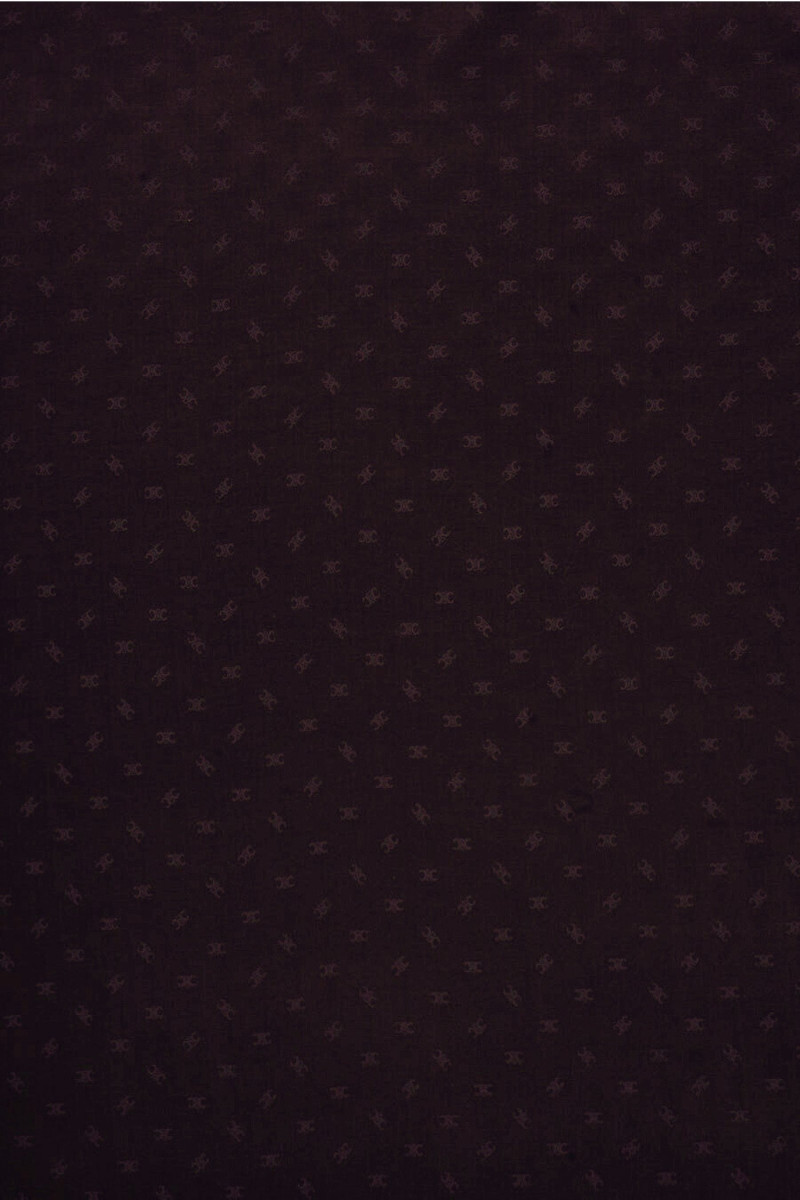 Hnědé viskózové malé vzory