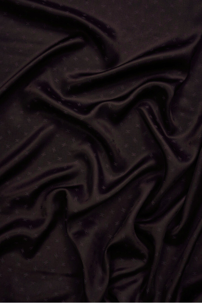 Bruine viscose kleine patronen