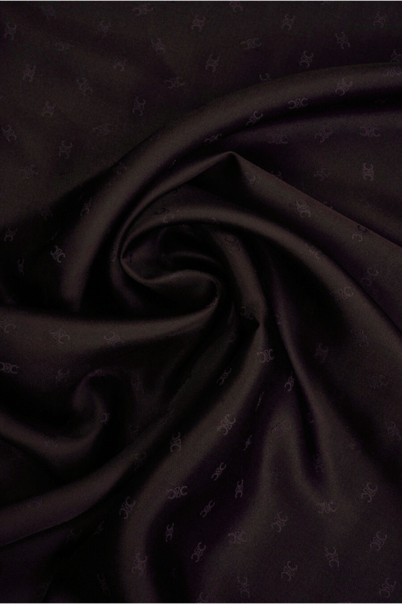 Bruine viscose kleine patronen