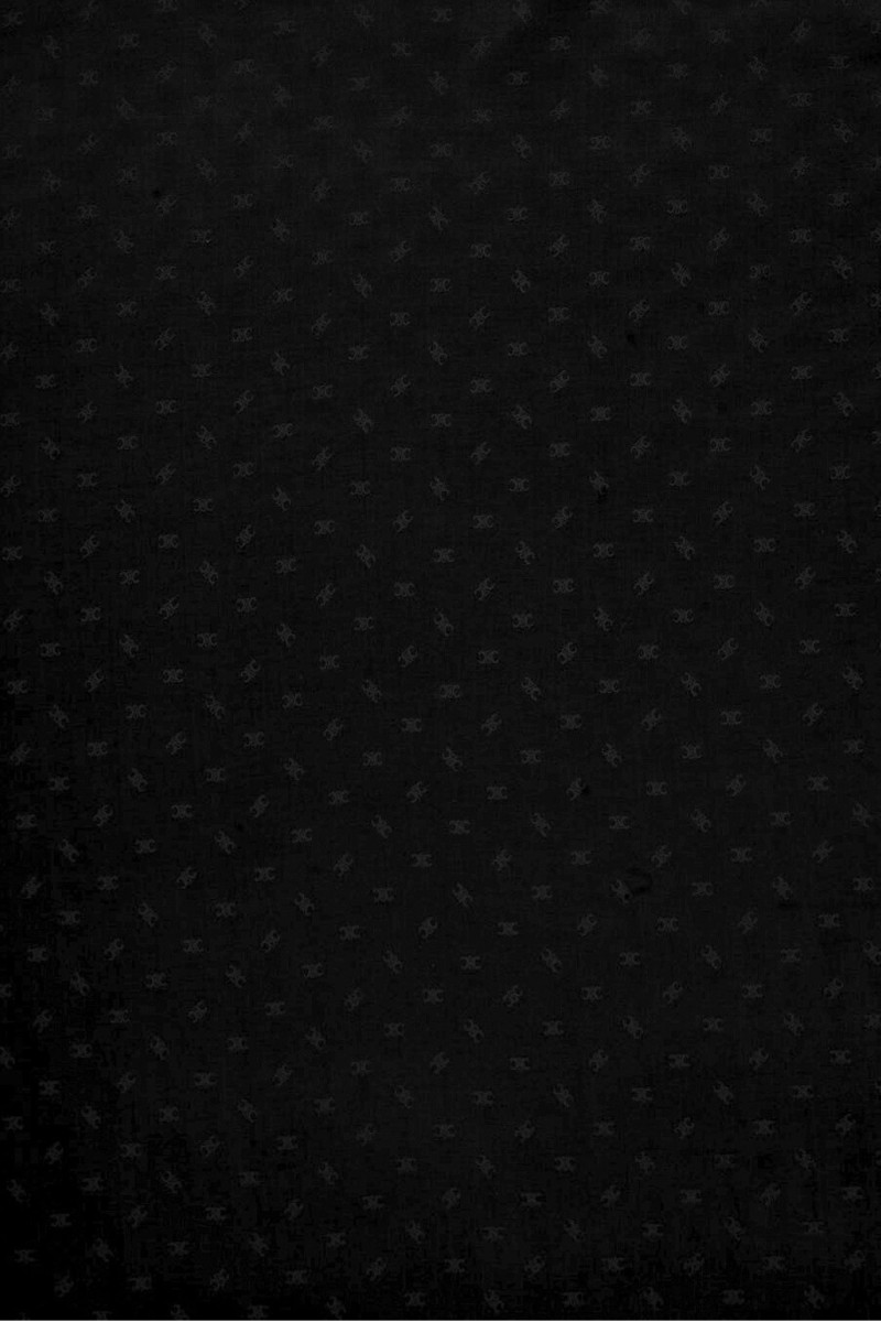 Petits motifs de viscose noire