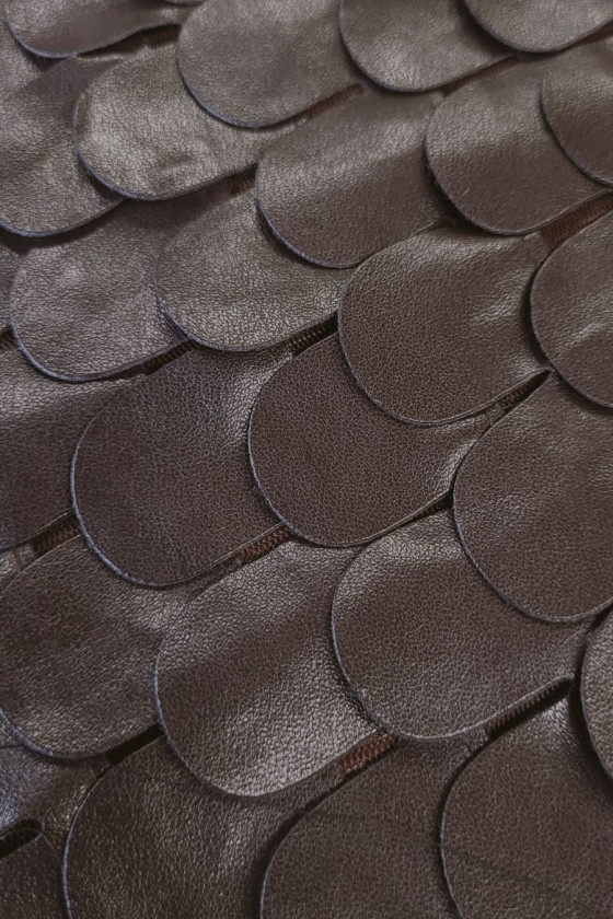 Eco leather brown husk