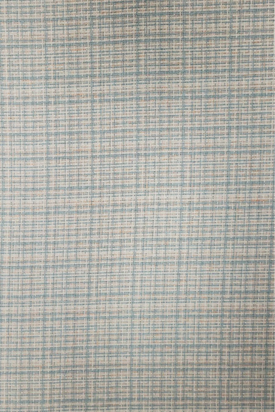 Chanel fabric white and turquoise