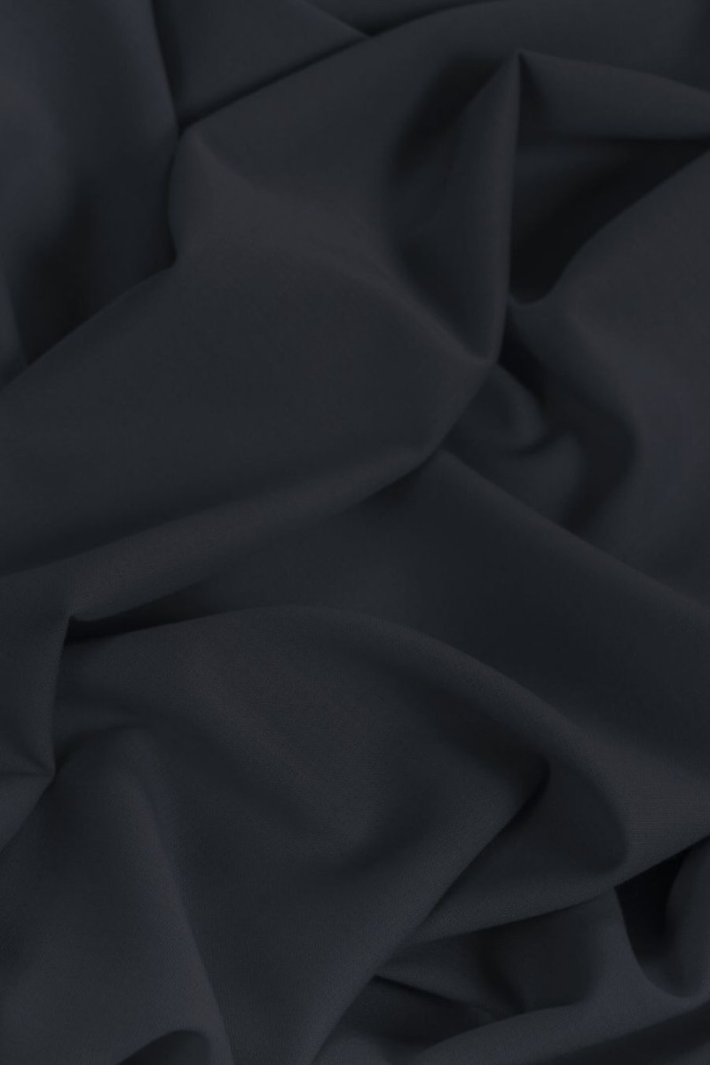 Wełna kostiumowa ciemny granat