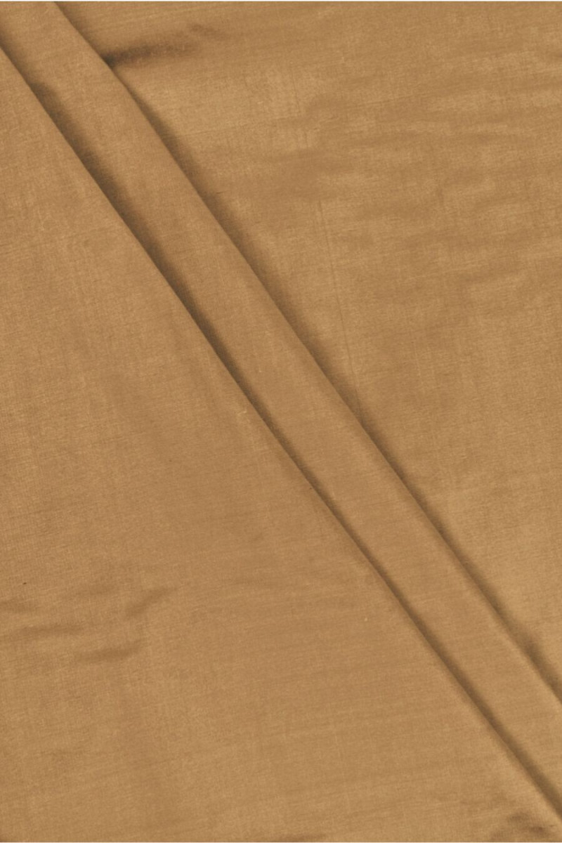 Szantung taftowy jedwabny stare zÅoto