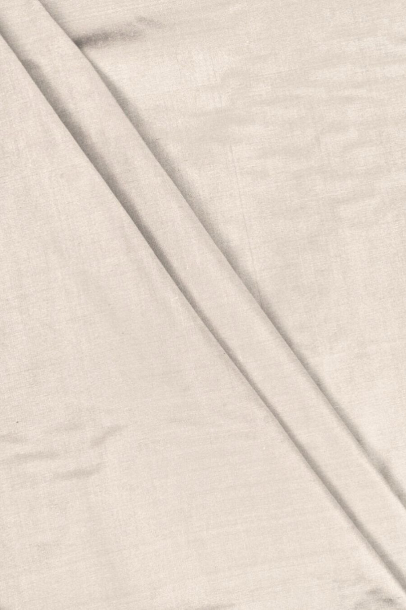 Szantung taftowy jedwabny perłowy