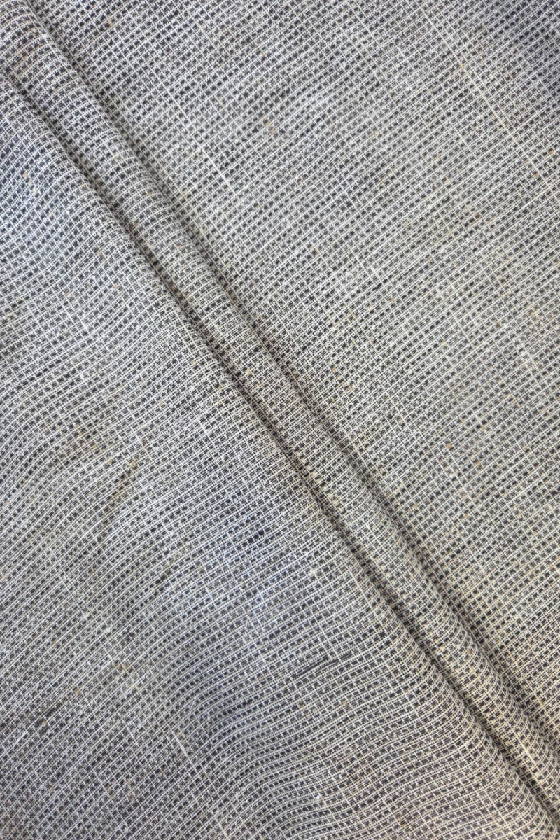 Tkanina typu chanel biało-czarna