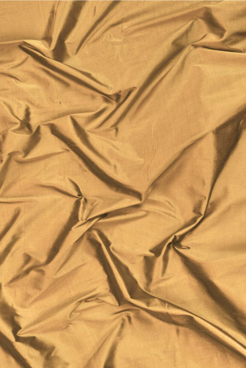 Sartorisk taft silkeblødt gyldent beige