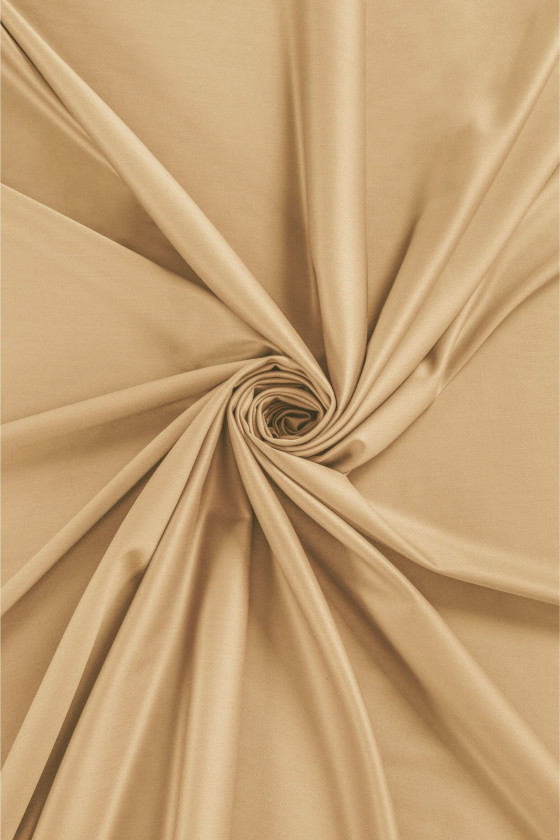 SUPER WEŁNA SATYNA ciepły beż KUPON 70cm