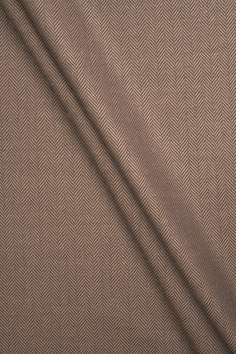 WeÅna kostiumowa beÅ¼owo-brÄzowa jodeÅka KUPON 105cm