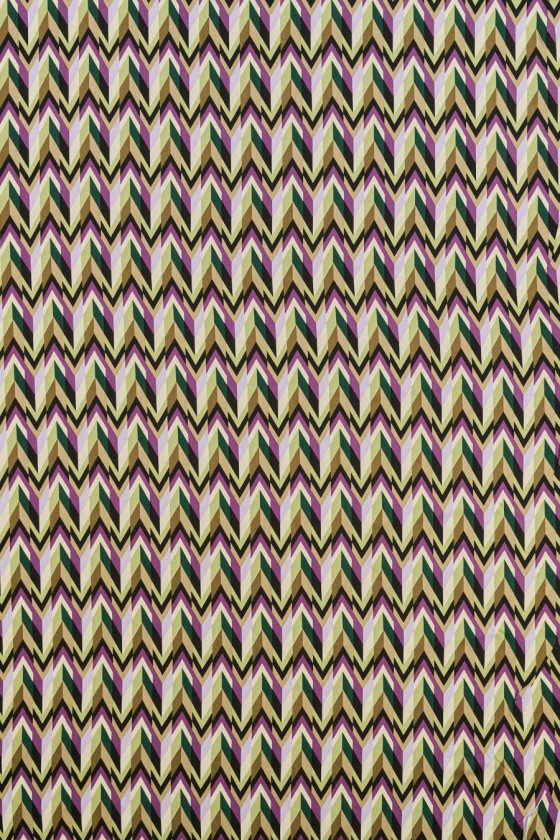 Wiskoza w kolorową jodełkę KUPON 130 cm