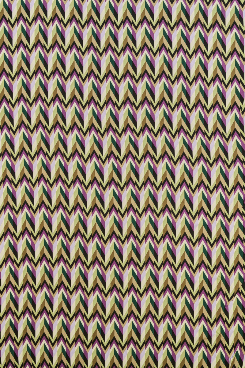 Wiskoza w kolorową jodełkę KUPON 130 cm