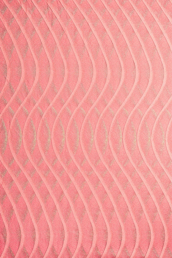 Żakard różowy nakrapiany srebrem KUPON 120 cm