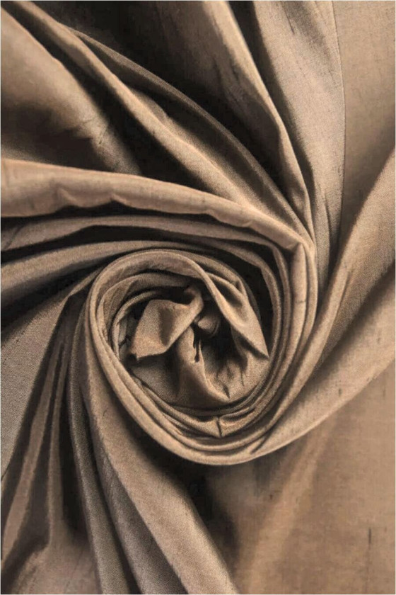 Szantung taftowy jedwabny