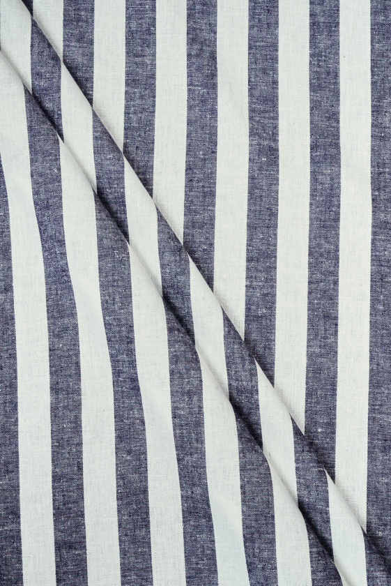 Len z wiskozą w paski...