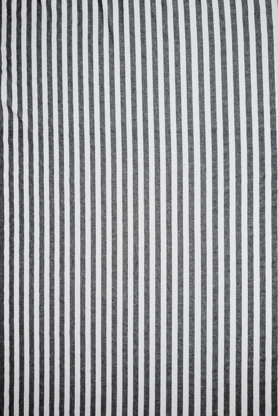 Len z wiskozą w paski granatowe