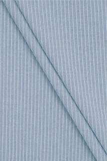 Jeans elasticizzato a righe azzurro molto chiaro