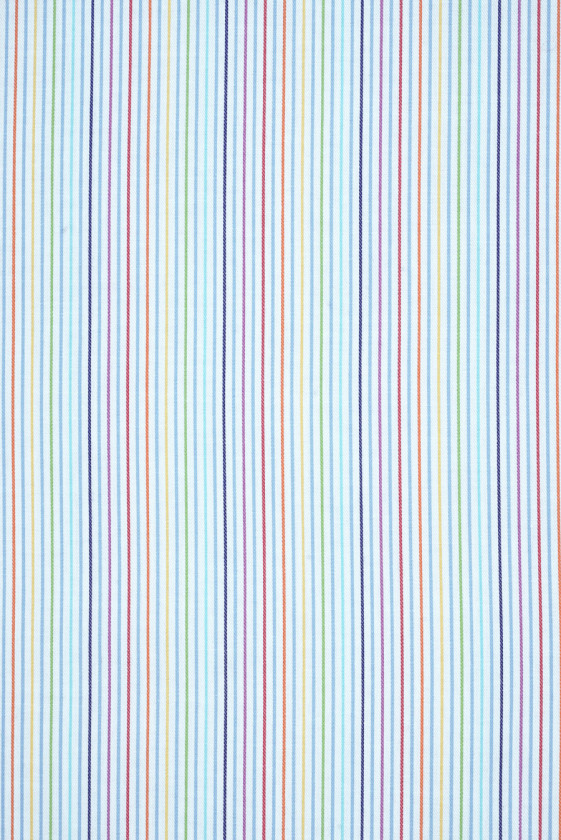 Coton chemise rayures colorées