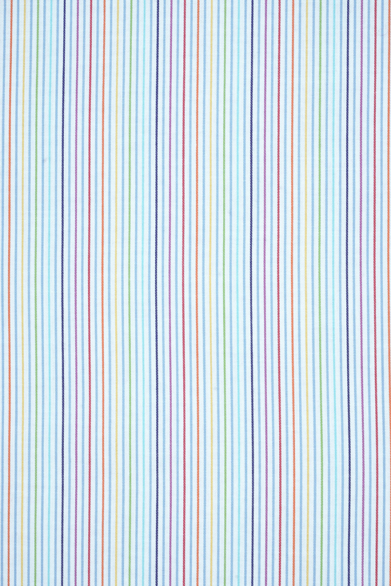 Cotone camicia righe colorate