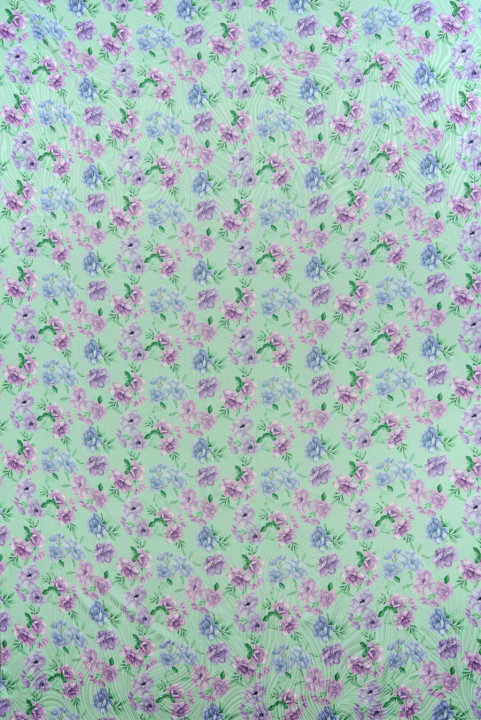 Soie jacquard à fleurs