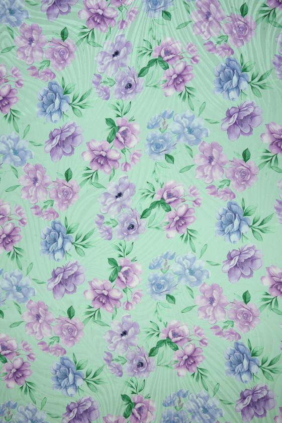 Silk jacquard készült virágmintával