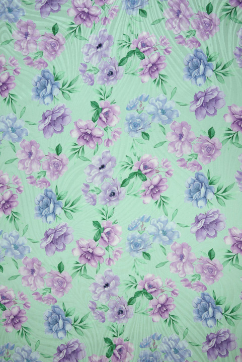Soie jacquard à fleurs