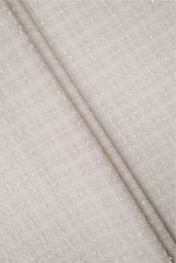 Tkanina typu chanel perłowa