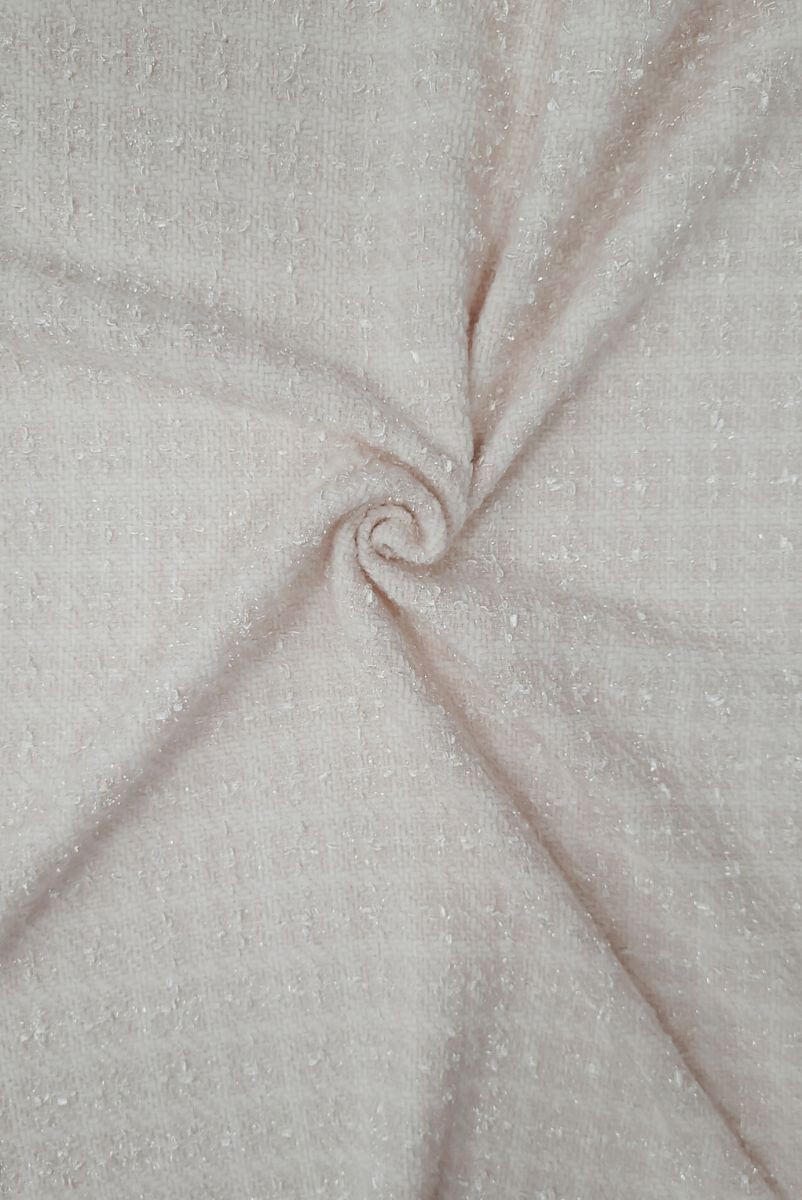 Tkanina typu chanel ecru