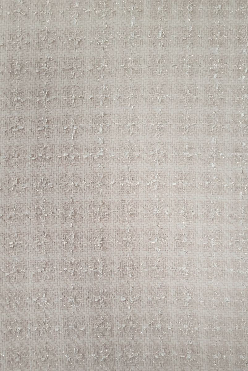 Stoff im Chanel-Stil, perlmuttfarben