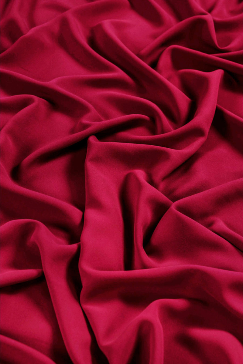 Cadi wiskozowe malinowe KUPON 200cm