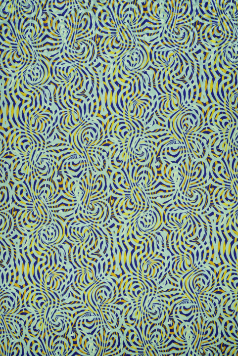Seda jacquard geométrica