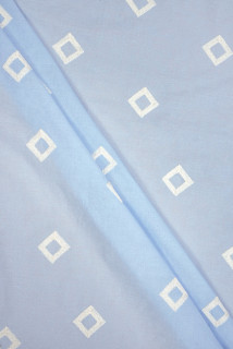 Embroidered batiste with diamond pattern